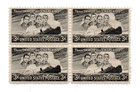Scott #956 Immortal Chaplains Block of 4 Stamps - MNH