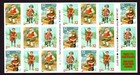 Scott #3011a (3008-11) Christmas Icons (Santa) Booklet of 20 Stamps MNH P#V1211