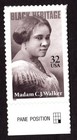 Scott #3181 Madam C. J. Walker (Black Heritage) Single Stamp - MNH w/Pane Pos