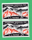 Scott #1107 Geophysical Year Pair of Stamps - MNH