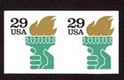 Scott #2531Ab Liberty Torch Pair of Booklet Stamps - MNH