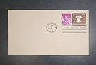 Liberty Bell Stamped Envelope FDC, Scott # U547, 1-1/4 Cent, JAN 6, 1965