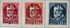Stamp Bavaria-Bayern 1919-20 Semi-Postal B1-B3 MH
