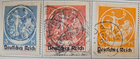 Stamp Bavaria-Bayern 1920 #271-273 used