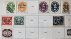 Stamp Bavaria-Bayern 1920 #256-257, 259-263, 265-266 used