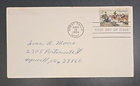 Charles M. Russell FDC, Scott # 1243, 5 Cent, MAR 19, 1964, Great Falls, MT