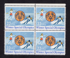 Scott #2142 Winter Special Olympics Block of 4 Stamps - MNH