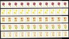 Scott #5906a (5902-06) Flowers (PNC11) Plate # Coil of 11 Stamps - MNH