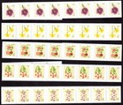 Scott #5906a (5902-06) Flowers (PNC9) Plate # Coil of 9 Stamps - MNH