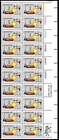 Scott #1685 Chemistry Plate Block of 20 Stamps - MNH UR