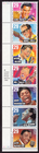 Scott #2730a (2724-30) Rhythm & Blues (Elvis) Plate Strip of 7 Stamps - MNH LL