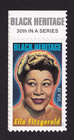 Scott #4120 Ella Fitzgerald Black Heritage Single Stamp - MNH w/Title Selvage
