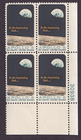Scott #1371 Apollo 8 Plate Block of 4 Stamps - MNH LR