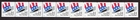 Scott #3264 Patriotic Hat H Rate Plate # Coil of 25 Stamps - MNH P#3333