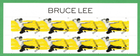 Scott #6055 Bruce Lee Title Block of 8 Forever Stamps - MNH 2026