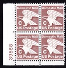 Scott #1946 C Series Eagle Plate Block of 4 stamps - MNH