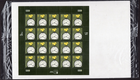 Scott #3757 Classic American Clock Sheet of 20 Stamps - Sealed White