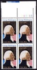 Scott #1952 George Washington 250th Birthday Plate Block of 4 Stamps - MNH UR