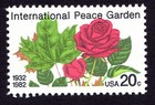 Scott #2014 Peace Garden Roses Single Stamp - MNH