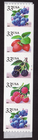 Scott #3407a (3404) Berries Fruit Plate # Coil (PNC5) of 5 Stamps - MNH #3