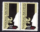 Scott #2081 National Archives Pair of Stamps - MNH