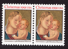 Scott #2578 Madonna & Child (Antoniazzo) Pair of Stamps - MNH