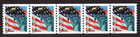 Scott #3967 Statue of Liberty Plate # Coil (PNC5) of 5 Stamps - MNH w/no Back #