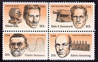Scott #2058a (2055-58) American Inventors Block of 4 Stamps MNH