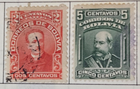 Stamp Bolivia 1897 #48 used, #49 MH
