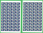 Scott #2535 & 2535A Heart Globe Map Sheets of 50 Stamps - MNH