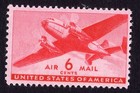 Scott #C25 Twin Motored Transport Plane Single Stamp - MNH