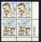 Scott #c95-c96a Wiley Post Airmail Plate Block of 4 Stamps - MNH P#39210 LR