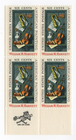 Scott #1386 William M. Harnett "Old Models" Zip Block of 4 Stamps - MNH