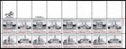 Scott #1782a (1779-82) Architecture Plate Block Of 16 Stamps - MNH P#39035 UR