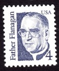 Scott #2171a Father Flanagan Single Stamp - MNH