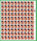 Scott #3620 Flag Sheet of 100 Stamps - MNH XF w/Plate Position UL
