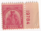 Scott #657 Sullivan Expedition Plate # Single Stamp - MLH P#19784 Right