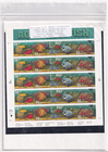 Scott #3320b (3317) Aquarium Fish Sheet of 20 Stamps Mystic P#B1111 unused mount
