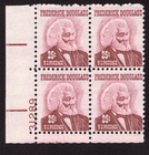 Scott #1290 Frederick Douglas Plate Block of 4 Stamps - MNH P#31289 LL