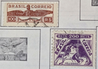 Stamp Brazil 1933-41 Postal Tax RA1; Postage #385,458,482,516,518-519,526 used
