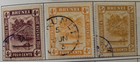 Stamp Brunei 1924 #47-49 used