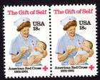 Scott #1910 Gift Of Self (Red Cross) Pair of Stamps - MNH