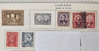 Stamp Canada 1927-32 #135, 148, 193 used #146, 192 MH