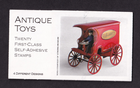 Scott #BK291 (3629b, 3629c, 3629d) Antique Toys Booklet of 20 Stamps - MNH