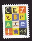 Scott #4407 Celebrate Block Letters Single Stamp - MNH