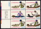 Scott #1717-1720a Skilled Colonial Workers Mail Early Block of 6 Stamps - MNH