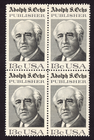 Scott #1700 Adolph S. Ochs Block of 4 Stamps - MNH