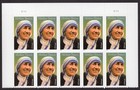 Scott #4475 Mother Teresa Plate Block of 10 Stamps - MNH Top