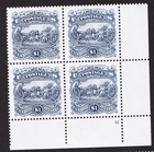 Scott #2590 Saratoga Reprint Top Plate Block of 4 Stamps - MNH P#S2 LR