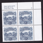 Scott #2590 Saratoga Reprint Top Plate Block of 4 Stamps - MNH P#S2 UR